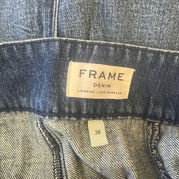 Frame Denim A line Mini skirt with buttons - Picture 5 of 5